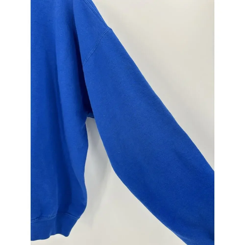 Vintage UK Kentucky Wildcats Sweatshirt Mens XL Blue Pullover Graphic Cotton